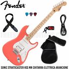 FENDER Squier Sonic Stratocaster HSS MN TCO Chitarra Elettrica + Kit Accessori