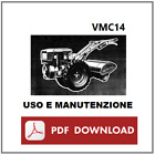 Valpadana VMC14 Manuale uso manutenzione Libretto istruzioni motocoltivatore