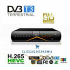 DIGITALE TERRESTRE DECODER TV SCART HDMI USB H265 DVB-T3 CON TELECOMANDO