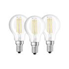 (TG. 3 Lamp) Osram Base CLAS P Lampada LED E14, 4 W, Luce Neutra, 3 Lamp - NUOVO