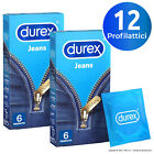 Preservativi Durex Jeans Anatomici Classici Easy - On 12 Profilattici Condom