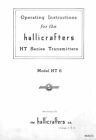 HALLICRAFTERS HT-6, HT6 Service Manual Schematics Repair Schaltplan Techniques