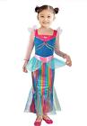 Ciao-Barbie Sirena Arcobaleno Costume Bambina, 8-10 Anni, Multicolore, 11665.8-1