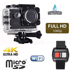 Pro Cam 4K SPORT WIFI ACTION CAMERA ULTRA HD 16MP VIDEOCAMERA SUBACQUEA GOPRO