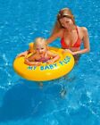 Intex- Baby Float Salvagente, Colore Giallo, 70x70x10 cm, 56585 Giallo