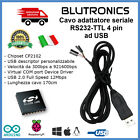 Cavo Adattatore Seriale RS232-TTL ad USB chipset Silabs CP2102