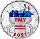 2 EURO  COLORATI - Italia Campione d Europa 2021
