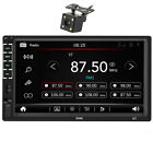 7in Double DIN Car Stereo Touch Screen Radio Bluetooth MP5 Player AUX USB Camera