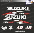 Adesivi motore marino fuoribordo Suzuki 40 cv four stroke 2010 barca stickers