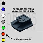 1x Supporto Nuovo Telepass Slim Auto Clip fissaggio parabrezza - no adesivo