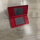 Nintendo DS Lite USG-001 Handheld Console - Red (No Charger Or Stylus)