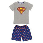 Pigiama corto bambino DC Comics Superman t-shirt e pantaloncino in cotone 3987