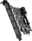 , scheda PCI-E a USB 3.0, 5 porte USB 3.0, USB 3.1 Gen1, PCI Express, larghezza