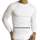 T-shirt uomo Axiom manica lunga girocollo in cotone felpato interlock art 6525