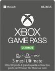 🚀Microsoft Xbox Game Pass Ultimate Abbonamento per 3 Mesi. (NON IMPILABILE)