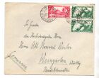ITALY 1934 COVER TO GERMANY 2 x 25c & 75c MARCH
