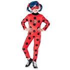 Kids Girls Miraculous Ladybug Superhero Book Cat noir Fancy Dress Costume + Wig
