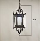 Grande lampadario / lanterna in ferro battuto - Fine XIX Sec.