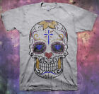 T-Shirt Maglietta Mexican Skull. Teschio Messicano, Sugar, Tattoo Uomo S M L XL