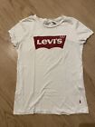 Levi s Logo Perfect Tee The Graphic Women s T-shirt, Size S - White/Red