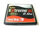 ;; 2GB Compact Flash Card Extreme III ( 2 GB CF Karte ) SanDisk gebraucht