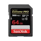 SanDisk 64GB Extreme PRO, scheda SDXC, fino a 300 MB/s, UHS-II Class 10 U3 V90