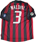 maglia calcio vintage AC Milan Maldini 2002 2003 Opel home Shirt ADIDAS