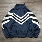 Vintage Adidas Originals Jacket Navy 90s Track Sports Windbreaker XL