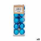 Set di palline di Natale Ø 3 cm Azzurro Plastica [12 Unità]