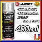 MACOTA CROMOLUX Vernice Cromata Spray Cromatura Resistente al Calore Cromo-