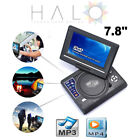 7.8" Lettore DVD portatile da auto ricaricabile schermo girevole USB SD FM