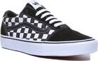 Vans Ward Mens Casual Lace Up Canvas Trainer In Various Colors Size UK 6 - 12