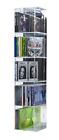 SORA CD Torretta CD con Pannello Retro Riflettente fino a 65 Custodie CD