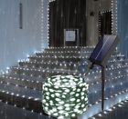 Luci di Natale catena con 200 Micro LED bianco freddi da 20MT  ricarica solare