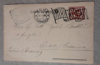 1905 storia postale regno bella cartolina con annullo a bandiera VITT. EM. III°