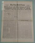 THE NEW YORK TIMES 6 APRILE 1917 WILSON STATI UNITI ENTRANO IN GUERRA WWI