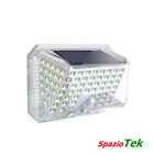 Lampada Segnapasso LED energia solare sensore PIR 90led luce fredda 6000k ip65