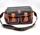 Pollini Vintage Borsa Donna Tracolla Messanger Bauletto Pelle made in italy