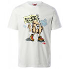The north face ss graphic tee tnf white t-shirt new s m l xl