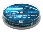 10 MediaRange DVD Rohlinge Double Layer 8.5 GB DVD+R 8x fach Dual Layer