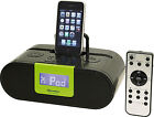 Roadstar HRA-500IP gr iPod iPad iPhone Docking Station mit Radio und Wecker