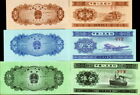 CINA - China Lotto 3 banconote 1/2/5  fen 1953 FDS - UNC