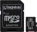 Kingston Canvas Select plus SDCS2/64GB Scheda Microsd Classe 10 Con Adattatore S