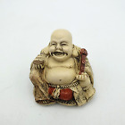 Vintage buddah resin statue smiling buddha small figurine