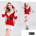 Mini Vestito Natale Donna Babbo Natale Cosplay Hostess Christmas dress HOS055B