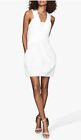Reiss Gwen Ruched Waist Mini Dress - White - Size 14