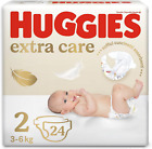 Huggies Pannolini Extra Care Bebè, Taglia 1 (2-5Kg), Confezione Da 28 Pannolini