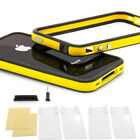 ? iPhone 4/4S TPU Bumper ? Silikon Case Schutz Hülle Cover Original schwarz gelb