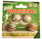 Set 4 Palloni Palle Palline Total Soccer ITALIA SPAGNA per Subbuteo Zeugo