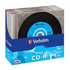 10 CD-R Verbatim AZO Data Vinyl 700MB 52x 80 Min 10 Pack Slim Case 43426